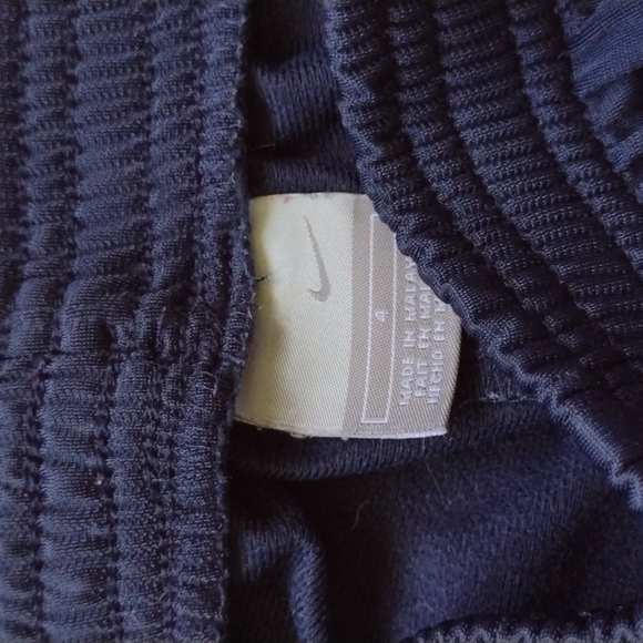 Nice NIKE Navy and White Track Pants - Picture 3 of 6